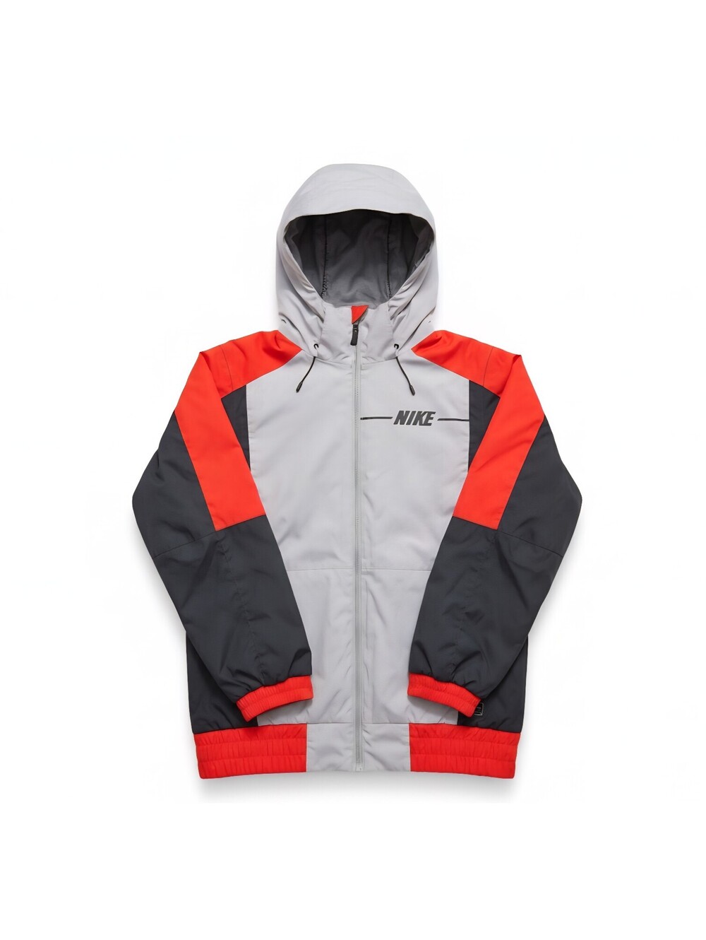 Nike Flight Snowboard Jacket Men’s Size L Waterproof Breathable Red Gray Black